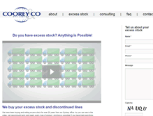 Tablet Screenshot of coorey.com